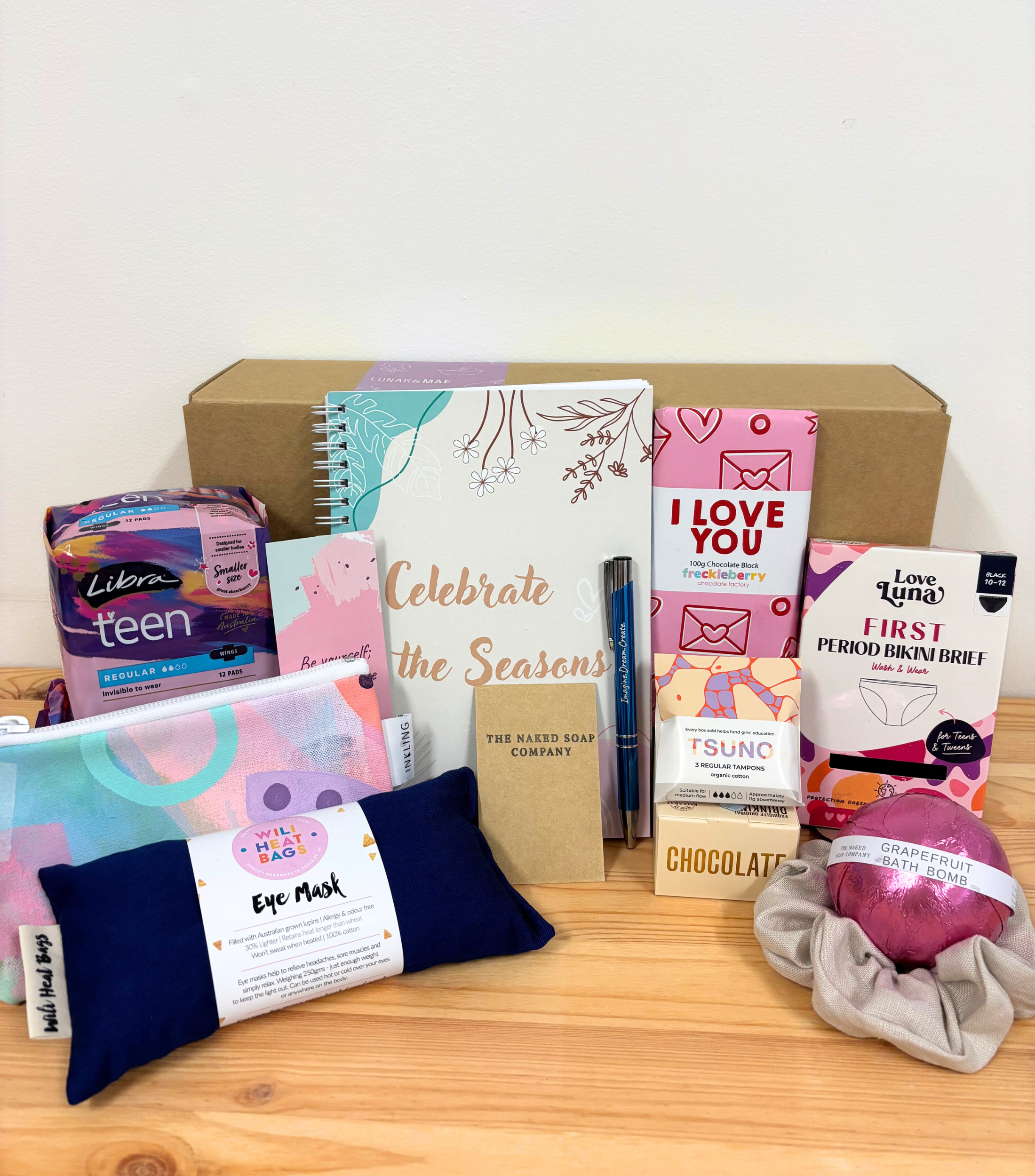 First Period Gift Pack - LUNAR with Journal