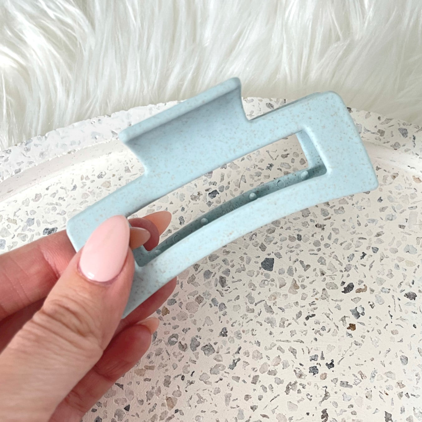 Claw Clip - Ellie LUXE Medium - Blue