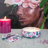 Triple Wick Soy Candle - Pink Orchid